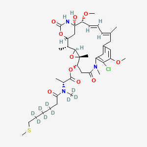 molecular formula C39H56ClN3O10S B12404514 DM50 impurity 1-d9 