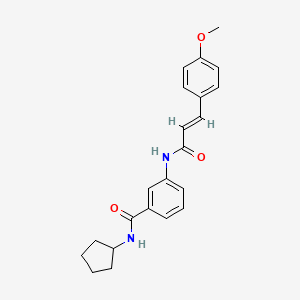 molecular formula C22H24N2O3 B12404523 TGFbeta1-IN-1 