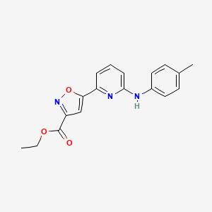 molecular formula C18H17N3O3 B12404530 Antitubercular agent-36 