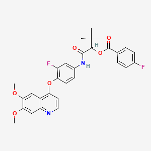 molecular formula C30H28F2N2O6 B12404531 c-Met-IN-13 