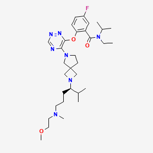 molecular formula C32H50FN7O3 B12404535 Menin-MLL inhibitor 24 CAS No. 2654081-35-1