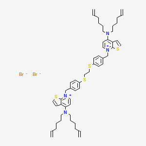 molecular formula C54H68Br2N4S4 B12404540 ChoK|A inhibitor-4 