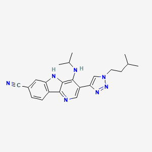 molecular formula C22H25N7 B12404547 Irak4-IN-9 