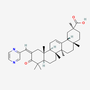 molecular formula C35H48N2O3 B12404587 Antibacterial agent 115 