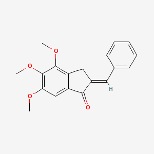 molecular formula C19H18O4 B12404631 Tubulin inhibitor 20 