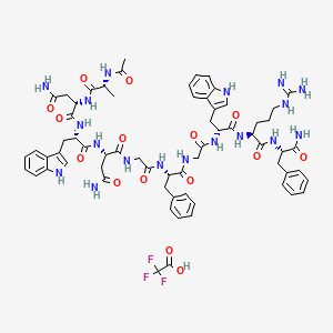 molecular formula C65H79F3N18O15 B12404639 Kisspeptin-234 trifluoroacetate salt 