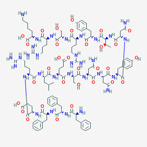 molecular formula C107H155N31O31 B12404653 FGF basic (93-110) (human, bovine) 