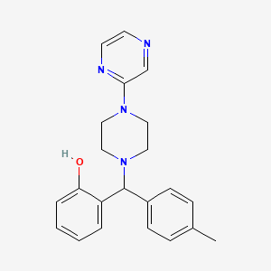 molecular formula C22H24N4O B12404693 hAChE-IN-1 