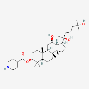 molecular formula C36H63NO5 B12404709 Anticancer agent 65 