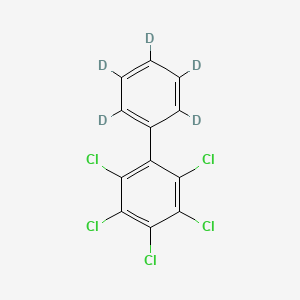 molecular formula C12H5Cl5 B12404717 2,3,4,5,6-Pentachlorobiphenyl-2',3',4',5',6'-d5 