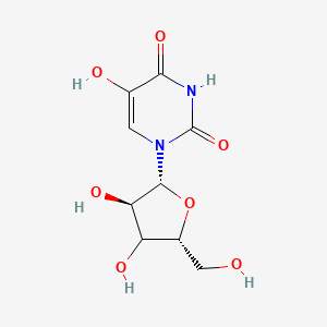 1-[(2R,3R,5R)-3,4-dihydroxy-5-(hydroxymethyl)oxolan-2-yl]-5-hydroxypyrimidine-2,4-dione