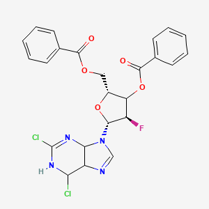 2,6-Dichloro-9-(3,5-di-O-benzoyl-2-deoxy-2-fluoro-D-arabinofuranosyl)-9H-purine