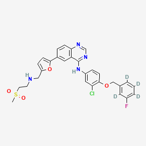 molecular formula C29H26ClFN4O4S B12404783 Lapatinib-d4-1 