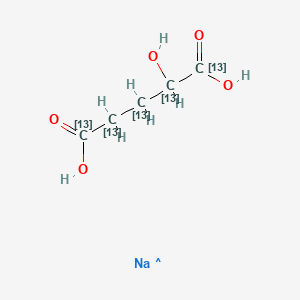 molecular formula C5H8NaO5 B12404805 CID 168006838 