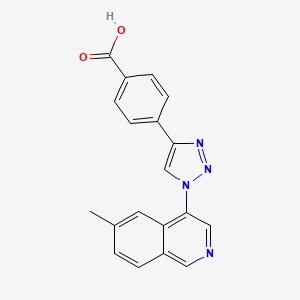 molecular formula C19H14N4O2 B12404806 Lana-DNA-IN-1 