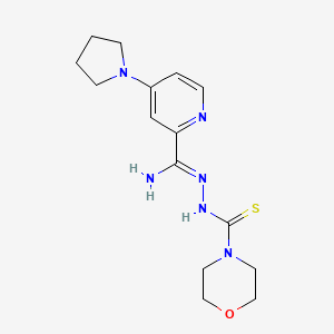 molecular formula C15H22N6OS B12404820 Antitubercular agent-21 