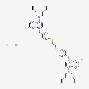 molecular formula C50H54Br2Cl2N4S2 B12404835 ChoK|A inhibitor-3 