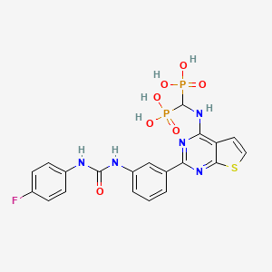 molecular formula C20H18FN5O7P2S B12404856 hGGPPS-IN-2 