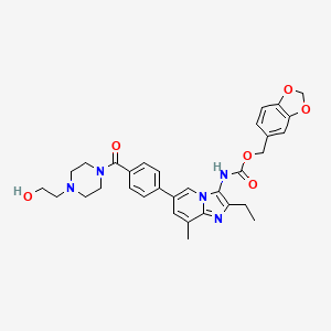 molecular formula C32H35N5O6 B12404866 ATX inhibitor 11 