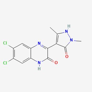 molecular formula C13H10Cl2N4O2 B12404871 Jak-2/3-IN-3 