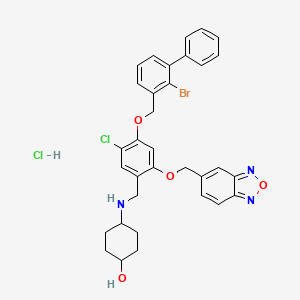 molecular formula C33H32BrCl2N3O4 B12404896 PD-1/PD-L1-IN-18 