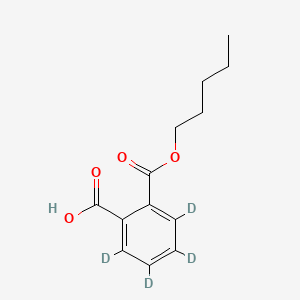 molecular formula C13H16O4 B12404923 Mono-N-pentyl phthalate-3,4,5,6-D4 