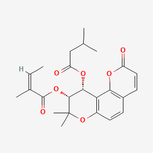 molecular formula C24H28O7 B1240494 Praeruptorin C CAS No. 83382-71-2