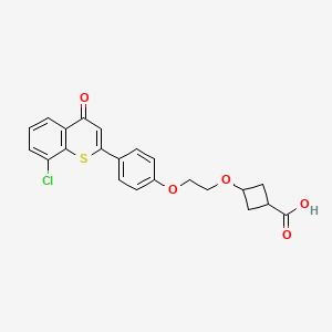 molecular formula C22H19ClO5S B12404951 Hbv-IN-32 