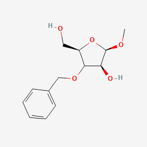 (2R,3S,5R)-5-(hydroxymethyl)-2-methoxy-4-phenylmethoxyoxolan-3-ol