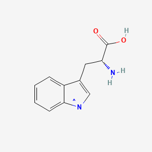molecular formula C11H11N2O2 B1240504 3-[(2R)-2-amino-2-carboxyethyl]-1H-indol-1-yl 