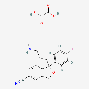 N-Desmethyl citalopram-d4 (oxalate)