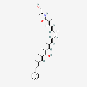 molecular formula C32H45NO3 B1240505 毒扁菌酰胺 