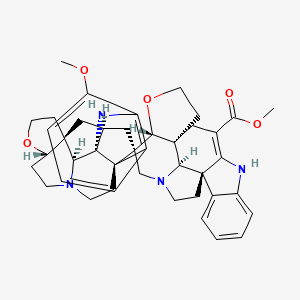 molecular formula C42H48N4O5 B1240507 Callichiline CAS No. 31230-09-8