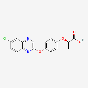 molecular formula C17H13ClN2O4 B1240509 Quizalofop-P CAS No. 94051-08-8