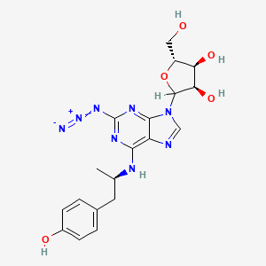molecular formula C19H22N8O5 B1240511 R-Ahpia CAS No. 98897-11-1