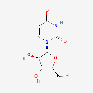 1-[(2R,3S,5S)-3,4-dihydroxy-5-(iodomethyl)oxolan-2-yl]pyrimidine-2,4-dione