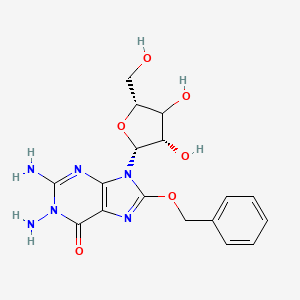 1-Amino-8-benzyloxy-9-(|A-D-xylofuranosyl)guanine