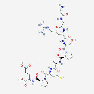 molecular formula C36H60N12O13S B12405165 H-Gly-Gly-Arg-Ser-Pro-Ala-Met-Pro-Glu-OH 