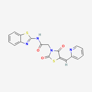 molecular formula C18H12N4O3S2 B12405227 Hdac8-IN-3 