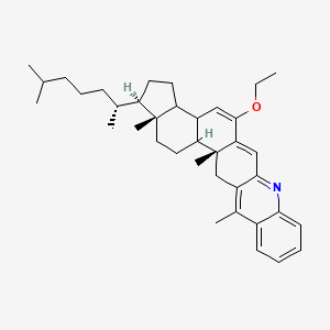 (14R,18R,19R)-25-ethoxy-11,14,18-trimethyl-19-[(2R)-6-methylheptan-2-yl]-4-azahexacyclo[12.11.0.03,12.05,10.015,23.018,22]pentacosa-1,3,5,7,9,11,24-heptaene