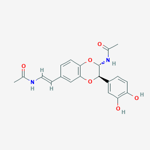 molecular formula C20H20N2O6 B12405230 N-Acetyldopamine dimer-2 