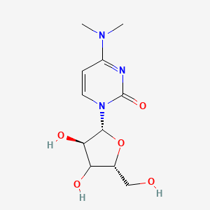 molecular formula C11H17N3O5 B12405266 N4,N4-Dimethylarabinocytidine 