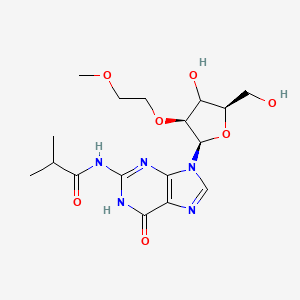 molecular formula C17H25N5O7 B12405350 N2-iso-Butyryl-2'-O-(2-methoxyethyl)guanosine 