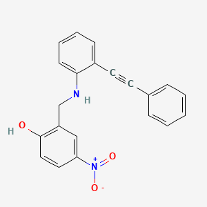 molecular formula C21H16N2O3 B12405358 NusB-IN-1 