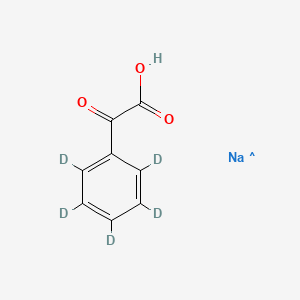 molecular formula C8H6NaO3 B12405406 Phenylglyoxylic acid-d5(sodium) 