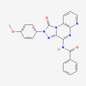 Benzamide, N-[1,2-dihydro-2-(4-methoxyphenyl)-1-oxopyrido[2,3-e][1,2,4]triazolo[4,3-a]pyrazin-4-yl]-