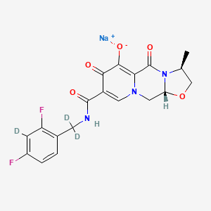 molecular formula C19H16F2N3NaO5 B12405417 Cabotegravir-d3 (sodium) 