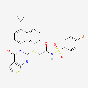 molecular formula C27H20BrN3O4S3 B12405422 URAT1 inhibitor 4 