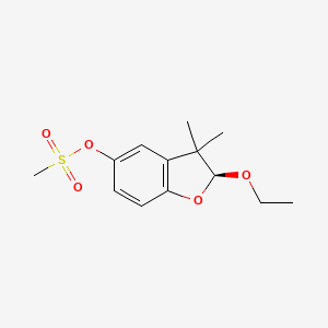 molecular formula C13H18O5S B1240546 (S)-ethofumesate 