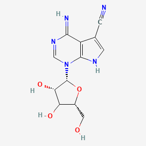 4-Amino-5-cyano-1-(|A-D-ribofuranosyl)-7H-pyrrolo[2,3-d] pyrimidine